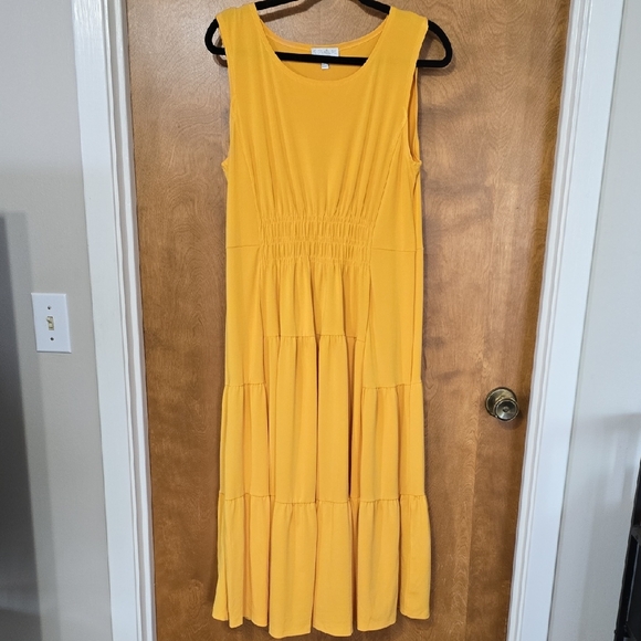 Signature by Robbie Bee Mustard Maxi Dress - Picture 1 of 9